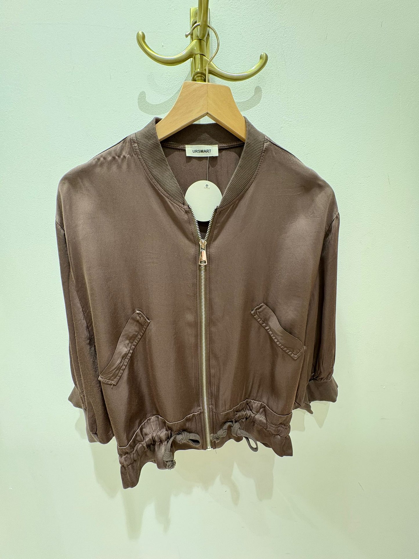 CHAQUETA BOMBER LISA MARRÓN