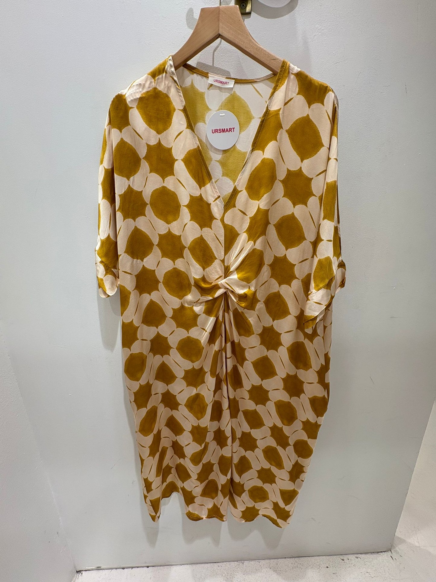 VESTIDO NIRVANA MOSTAZA